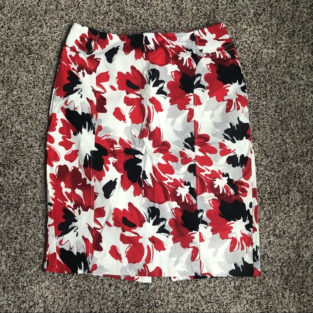 Flower Print Skirt
